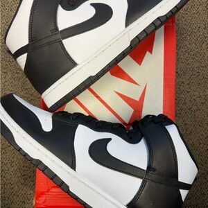 Nike Dunk High Panda Black White Sneakers
